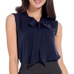 Women's Chiffon casual sleeveless shirt
